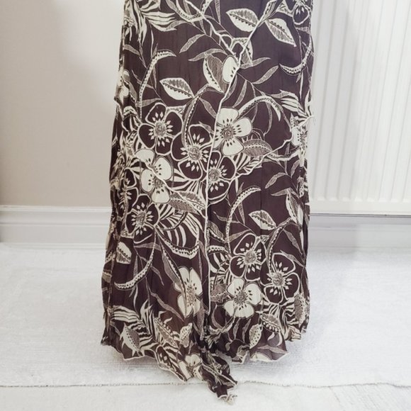 Linea Domani Creped Maxi Dress- Size 10 - Picture 3 of 15